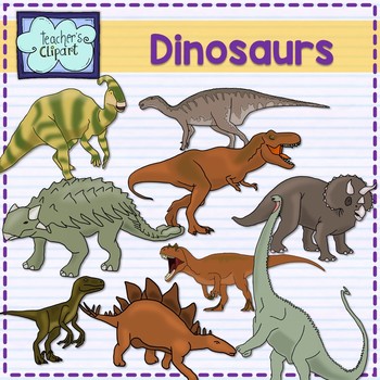 Preview of Dinosaurs Clip Art {Science clipart}