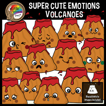 Preview of Dinosaurs Clipart | Emotions and Feelings | Volcanoes