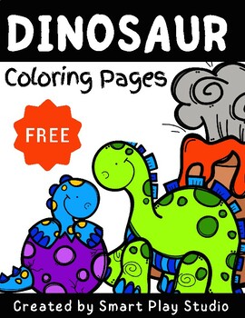 Preview of Dinosaurs Coloring Pages *FREE*