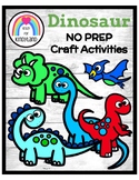 Dinosaurs Craft Pack (NO Prep): T-Rex, Brontosaurus, Ptero