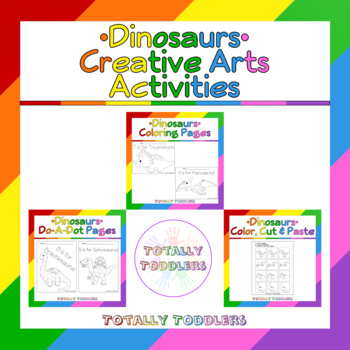 Preview of Dinosaurs | Creative Arts | Activity Pack