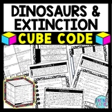 Dinosaurs Cube Stations - Reading Comprehension Activity