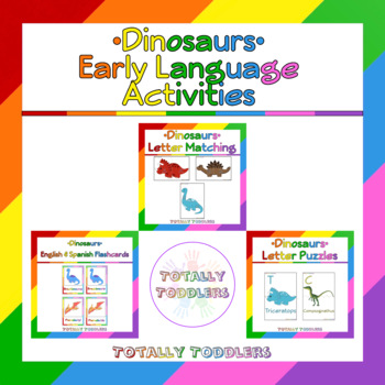 Preview of Dinosaurs | Early Language & Literacy Activity Pack