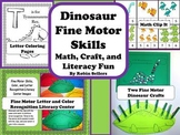 Dinosaurs Fine Motor Skills Math Craft and Literacy Center Fun