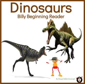 Preview of Dinosaurs Guided Reading Level C or 3 Emergent Billy Reader and Writing Prompt