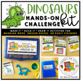 Dinosaurs Hands-On Challenge Kit | Morning Work | Indoor R