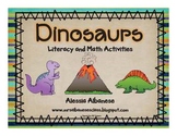 Dinosaurs Literacy and Math Activities