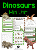 Dinosaurs Mini Unit- Kindergarten Inquiry
