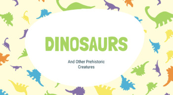 Preview of Dinosaurs! & Other Prehistoric Creatures