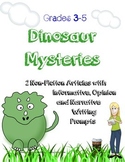 Dinosaur Mysteries~Paired Texts and 3 Writing Prompts~ No 