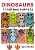 Dinosaurs Paper Bag Puppets