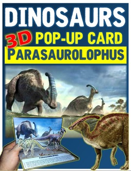 Preview of Dinosaurs: Parasaurolophus Pop-Up Card