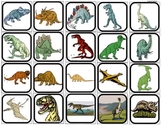 "Dinosaurs" Picture Matching/Flashcards/Memory Game for Autism
