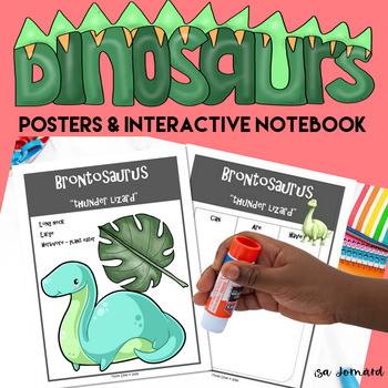 Preview of Dinosaurs |  Posters  Interactive Notebook Project Based Learning