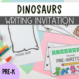 Dinosaurs Preschool Writing Invitations for the Writing Center