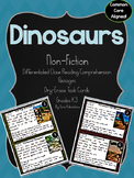 Dinosaurs Literacy Centers Nonfiction Reading Comprehensio