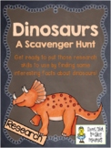 Dinosaurs - Scavenger Hunt Activity and KEY