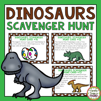 Preview of Dinosaurs Scavenger Hunt
