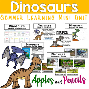 Preview of Dinosaurs - Summer Learning Mini Unit