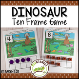 Dinosaurs Ten Frame Game  (Pre-K + K Math)