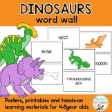 Dinosaurs Thematic Word Wall