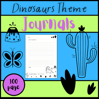 Preview of Dinosaurs Theme Journals