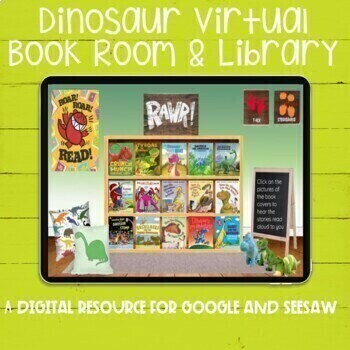 Preview of Dinosaurs Virtual Book Room/Digital Library