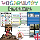 Dinosaurs Vocabulary. Write the Room. Literacy Center.
