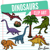 Dinosaurs and Prehistoric Reptiles Clip Art