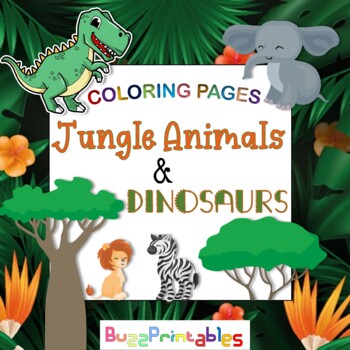 Download Jungle Coloring Pages Worksheets Teaching Resources Tpt