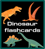 Dinosaurs flashcard English