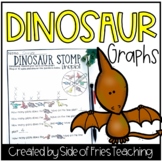 2nd Grade Dinosaur Graphs (Bar Graphs, Line Plots, and Pic