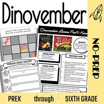 Preview of Dinovember Activities