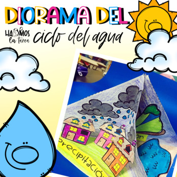 Preview of Diorama y tiorama del ciclo del agua