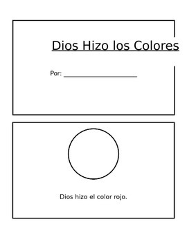 Preview of Dios Hizo Los Colores