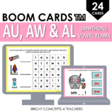 Diphthong AU, AW, AL Vowel Teams BOOM CARDS / Digital Task Cards