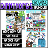 Diphthong BUNDLE! Printables + Google Slides & Seesaw Lessons