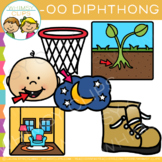 Diphthong Clip Art - OO Words
