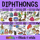 Diphthong Clip Art Bundle