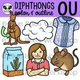 Diphthong OU Clip Art