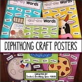 Diphthong Craft Activity Posters  |  au, aw, oi, oy, ew, o