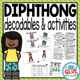 Diphthong Decodable Readers with Diphthongs Word Work and 