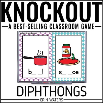 Preview of Diphthong Games - OI , AU , AW , EW , OY , OO, OW - Knockout
