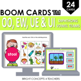 Diphthong OO, EW, UE and UI Vowel Teams BOOM CARDS / Digit