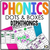 Diphthong Phonics Games | Dots and Boxes | Reading Centers