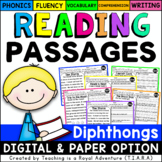 Diphthong Reading Passages LEVEL 2 - Distance Learning