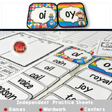 Diphthongs: oi oy , Word Work, Independent Work, Games