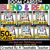 Diphthongs Boom Cards | Blend and Read Diphthongs Activities