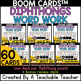 Diphthongs™ Boom Cards | Diphthongs Word Work Digital Activities