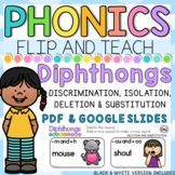 Diphthongs FLIP and TEACH  Booklet I Google Slides
